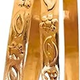 Gold Bangles for Women | Gold Plated Bangles | Traditional Panchaloha Bangles | Five Metal Gold Bangles for Women-51