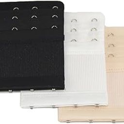 Four-hook Bra Extender 3-pack - black, white, beige-45