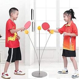 BYTEFUN Light Table Tennis Self Training Indoor Gaming 2 Racket & 4 Practice Ping Pong Ball Parent Child Interaction Toys for Kids Fun Party Game Sports Toy-picture-32