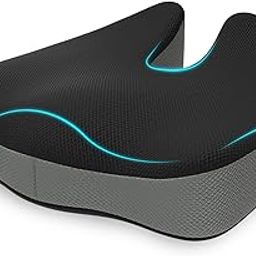 Orista™ Advance Gel Blended Memory Foam Coccyx Seat Cushion | Gel Memory Foam for Hip, Tailbone, Coccyx & Sciatica Pain Relief | Ergonomic Contoured Design for Office Chair, Home & Car Seat-image-26