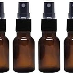 nsb herbals 15 ml Refillable Amber Fine Mist Spray Glass Bottles with Leak Proof Spray Pump for Multipurpose uses for DIY Perfume, Essential Oils, Blends, Aromatic Water, Beauty Products (Pack of 6)-image-88