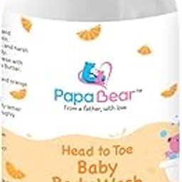 Papa Bear Head to Toe Baby Body Wash for Infants and Toddlers Gentle Mild Cleanser for Daily Use with Balanced pH Tear Free Formula Suitable for Delicate Skin (300 ml)-image-69