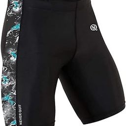 Women�s Swim Shorts- Athletic Compression Shorts Ladies Board Shorts (Small, Blue)-image-87