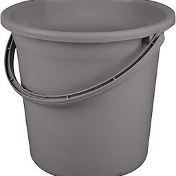 Kuber Industries Bucket | Plastic Bucket for Bathroom | Strong Bucket for Bathing | Water Storage Bucket | Plain Bucket | 18 LTR | Gray-10