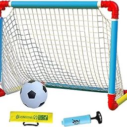 SECRET DESIRE Creations Training Soccer Goal with Soccer Ball for Outdoor Lawn Activities Playground S-17