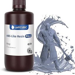 ANYCUBIC ABS-Like Resin Pro 2, Upgraded 8K 3D Printer Resin with Enhanced Strength and Toughness, High Precision, Low Odor, Wide Compatibility for All LCD Resin 3D Printers (Grey, 1kg)-image-7