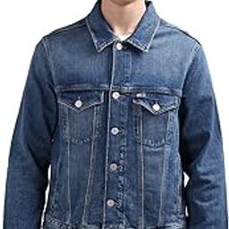 Mens Denim Standard Length Jacket-image-2