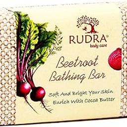 Rudra Body Care Beetroot Soap | Brightens Naturally | Smoothens Tone | Deep Moisturizer | Suits All Skin Types | Handmade Bathing Bar pack of 3 (Pack of 1)-image-12