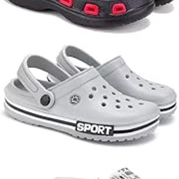 WINGSCRAFT-Lightweight Classic Clogs || Sandals with Slider Adjustable Back Strap for Men-Combo(3)-3017-3016-3103-image-2