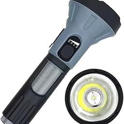 ECOSKY Fixed Focus Bright Flashlight Outdoor Waterproof USB Charging Smart Power Display Portable Emergency Flashlight Grey-image-65
