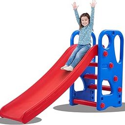 GoodLuck Baybee Super Senior Baby Slide for Kids & Babies Slide | Garden and School Toy Home Slides Indoor/Outdoor Slider for Childrens (Super_Blue/Red) (Blue)-29