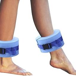 ELECDON Foam Swim Aquatic Cuffs,Exercise Cuffs Water Aerobics Float Ring Fitness Exercise Set, Ankles Arms Belts with Quick Release Buckle for Swim Fitness Training Set of 2-image-11