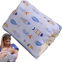 NH Fashion Hub (1Pcs Comfy Cardle Pillow Cozy Cradle Arm, Baby Feeding Nursing Pillow for Mother - Portable and Washable for Travel or Outdoor Use - Essential Items (Multicolor-Multipattern)-image-4