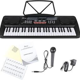 JUAREZ Octavé JRK541 54-Key Portable Electronic Keyboard with LED Digital Display | Adapter | Key Note Stickers | Microphone | Music Sheet Stand | 100 Rhythms | 100 Timbres | 8 Demos | 8 Percussions-image-89