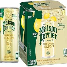 Maison Perriers Forever Lemon Sugar-Free Sparkling Beverage, 330ml, Pack of 4 (From France)-picture-21