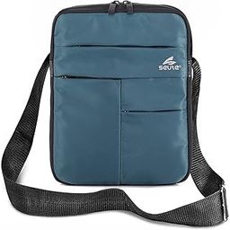 Nylon Padded Sling Bag Cross Body Travel Office Business Messenger Side Shoulder Pouch Bag with Multi-Pocket Zip Closure For Men Women-10