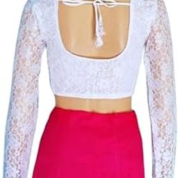Deep Creation Traders Women's Designer Blouse, Latest Fashion Style,Ciffon Net Blouse-image-41