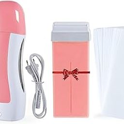 Krujyam Roll-On Wax Hair Removal Kit - Wax Warmer Machine/Refill Cartridge and Wax Strip for Removing Hair | Ideal for Hair Removing and Waxing-image-17