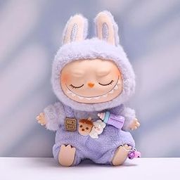 VELURA Plush Doll Clothes Cute Educational Coordination Doll Clothing for 17cm Doll Purple1 Doll Rompers|Dolls & Bears-image-70