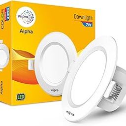 wipro Alpha 7W Round Downlight Junction Box | Neutral White (4000K) | Glare-Free Design |Recessed Down Light For False Ceiling | Cutout ? 3 Inch | Pack Of 1-picture-25