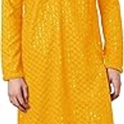 The Lucknavi Kurta Set | Men Chikankari Embroidered Work | Traditional Wedding Party Functional | Sequence Kurta with Churidar-53
