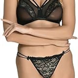 Women Lycra Net Floral Bra Panty Non-Padded, Non-Wired, Lingerie Set Multicolor Pack of 1-8
