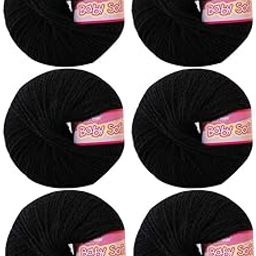 Vardhman Threads Baby Soft Wool Hand Knitting Fingering Crochet Hook Yarn Thread Dyed in Multicolor (Pack of 1-150 Grams) - (Off-White)-picture-16