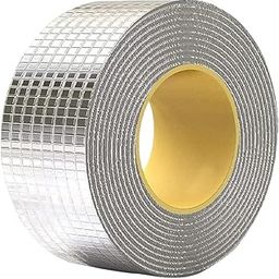 Amiraj Leakage Repair Waterproof Tape for Water Leakage Solution Aluminium Foil Tape Waterproof Adhesive Tape Sealing Rubber Tape for Surface Crack, (5cmx5m)-23