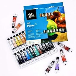 Mont Marte Oil Paints for Painting - 24 Pieces in 12 ml Tubes, Multicolor-15