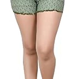 Women Regular Fit Causual Mid Rise Shorts Stylish Soft Extra Comfort Denim Green Shorts for Women-image-98