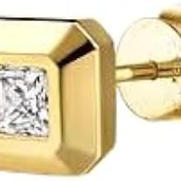 डायमंड इयररिंग Elegant Heera Tops Kaan Ke Earrings Original Certified हीरा रत्न कान के टॉप्स 14K Gold Real Hira Ratna Kundal Single Stud Earring For Men Diamond Stone Kaan Ke Boonde Bali-picture-8
