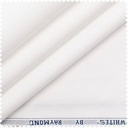 Raymond 100% Cotton Kurta Pajama Fabric (3.5 Meters, All Weather Fabric, Unstitched Premium Fabric, Solid, Less Wrinkles) (White)-picture-18