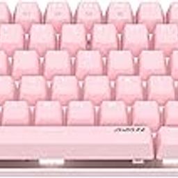 MERISHOPP Pink Gaming Wired Keyboard 82 Keys Mini Compact for Desktop Gamer B|Computers/Tablets & Networking | Keyboards, Mice & Pointers | Keyboards & Keypads-20