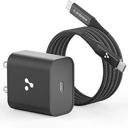 Ambrane 20W Type C Mobile Charger Adapter, Fast Charging for Android, iPhone 16/15/14/13/12/11/X (Pro,/Plus/Max Series), Samsung, Google Pixel & Oppo,Vivo Other Type C Enabled Devices, (M20,Black)-10