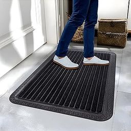 EPICUREHOME Premium Door Mat – Heavy-Duty Door Mats for Home Entrance Large, Non-Slip, Washable, Waterproof, All-Weather, Low-Profile, Durable Outdoor/Indoor Mat for Main Door (40x60 cm)-10
