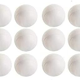 80 gram Heavy Plastic Cricket Training/Drill Ball White Toy Balls for Cricket for Indoor and Outdoor Game (White Ball, Pack of 12)-image-74