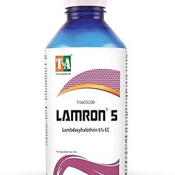 Titan Agritech Limited LAMRON 5 | Lambda Cyhalothrin 5% EC Broad Spectrum Pest Control for Aphids Thrips Whiteflies Caterpillars in Vegetables Cotton Pulses and Other Crops_500ml-image-94