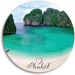 Thailand Phuket Fridge Magnets Souvenir Travel/Home/Kitchen Refrigerator Décor Multicolor (Pack of 1) L x H 4 x 4 Inch (Design 7)-image-80