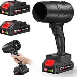 HCRTGAY Leaf Blower Cordless, 2024 New Model & Portable, high-Power Blower, 20000RPM 150MPH, 24V*2 Pcs Li-ion Battery, Cordless Leaf Blower, Patio Cleaning, Lawn Care, Blowing Leaves and Dust, etc.-image-65