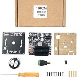 DHRUVPRO Plastic Zk-1002M 100W+100W Bluetooth 5.0 Amplifier Board Stereo Amp Amplificador Miscellaneous-28