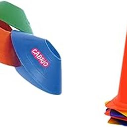 CABRIO Combo of 6 Marker Cone(6inch), & 10 Soccer Cone(Space Marker) 7.5inch diemeter Training kit-picture-17