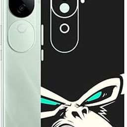 AtOdds Mobile Skin Sticker Wrap | Compatible for VIVO IQOO Z9S (5G) | Scratchproof Matte Finish | Full Coverage for All Sides & Camera Protection (Angry-Gorilla)-image-11