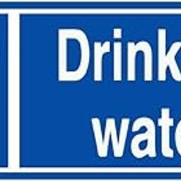 999Store office supplies sunboard drinking water sticker signage sign board Green (30X13 Cm)-22