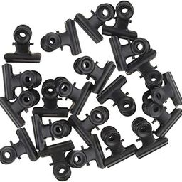 GRANE 20 Pieces Metal Bulldog Clip Hinge Clips for Paper Bag Money Photo 63mm-image-32