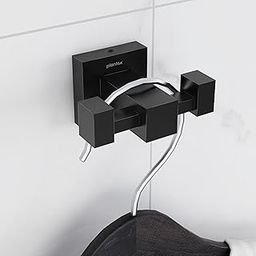 Plantex 304 Grade Stainless Steel Hooks for Hanging Clothes and Towel in Bathroom/Living Room/Bathroom Accessories - Splash (Black)-image-84