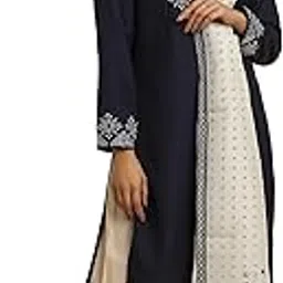 w for woman Women's Regular Kurta Geometric Print Viscose Dupatta-picture-38