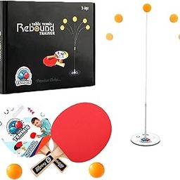 SANISHTH Kids Indoor Table Tennis Trainer - Black Box Edition, Fun & Skill-Building Toy for Boys & Girls - Perfect Indoor Game-image-33