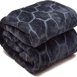 BENAVJI Grey Color Mink Floral Single Bed Balnket Super Soft Winter AC Blanket Size Width 125CM Length 204-image-20