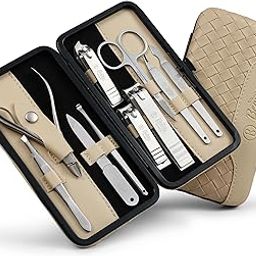Beauté Secrets Nail Cutter Set – 10 Pieces Manicure Pedicure Kit for Women & Men with Nail Clippers, Nail Cutter, Tweezers, Beauty Scissors, Nail File, and More – Travel-Friendly Grooming Kit & Gift Item-image-108