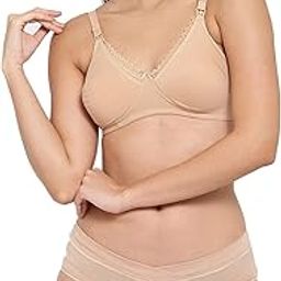 Women's Maternity Bra and Panty Set Combo | Organic Cotton Bamboo | Antifungal, Anti Odour | Full Coverage, Medium-Rise, Stretchable | Post Pregnancy Panties-image-14